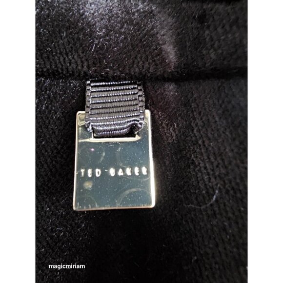 BNWT Ted Baker London Curved Hem Velvet Jogger - Picture 9 of 13